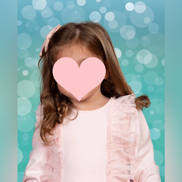 CARRÉMENT BEAU Pink Ruffle Ceremony Dress. Size 4T - Picture 7 of 8